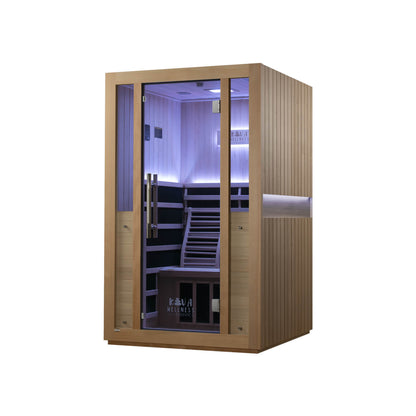 Radiance 2 Person Full Spectrum Infrared Sauna with Portable Red Light Therapy