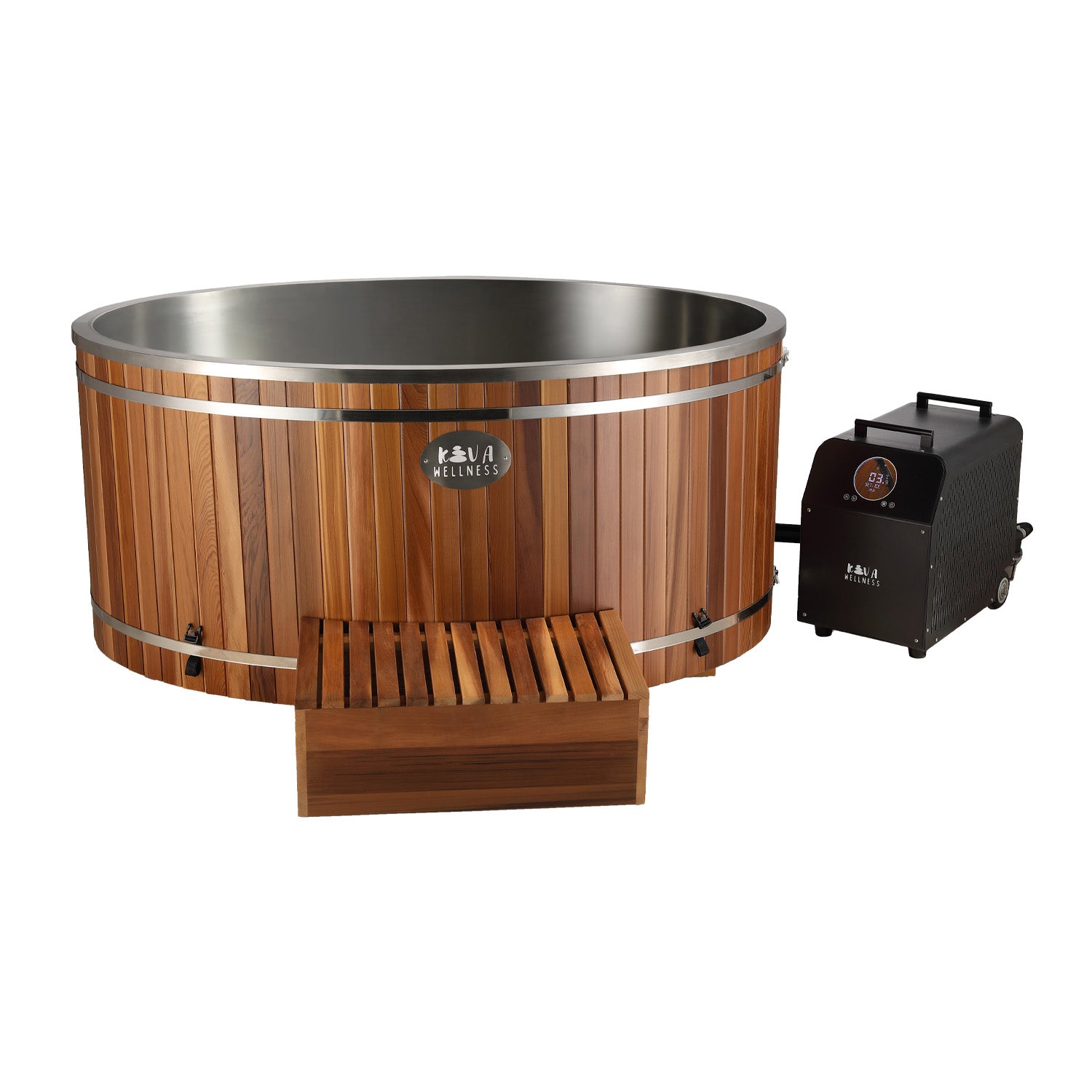 Energise 2 Person Cedar Ice Bath + Chiller