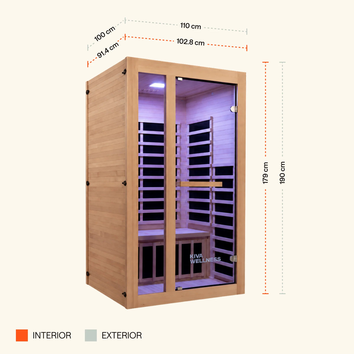 Revive™ 2 Person Far Infrared Sauna