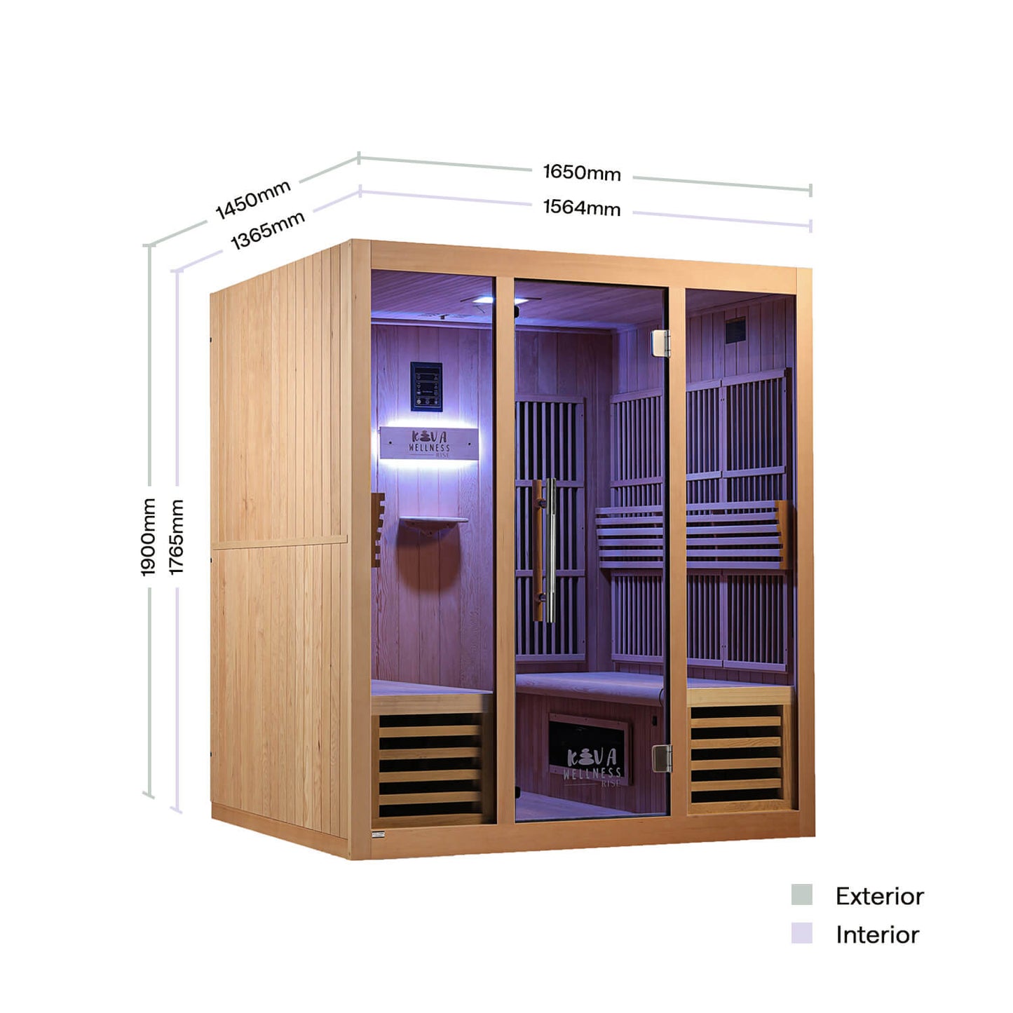 Rise Far-Infrared Sauna 4 Person