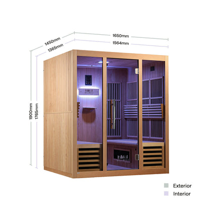 Rise Far-Infrared Sauna 4 Person