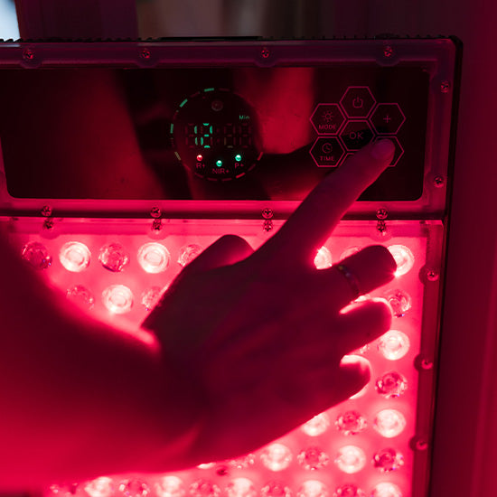 Radiance 2 Person Full Spectrum Infrared Sauna with Portable Red Light Therapy