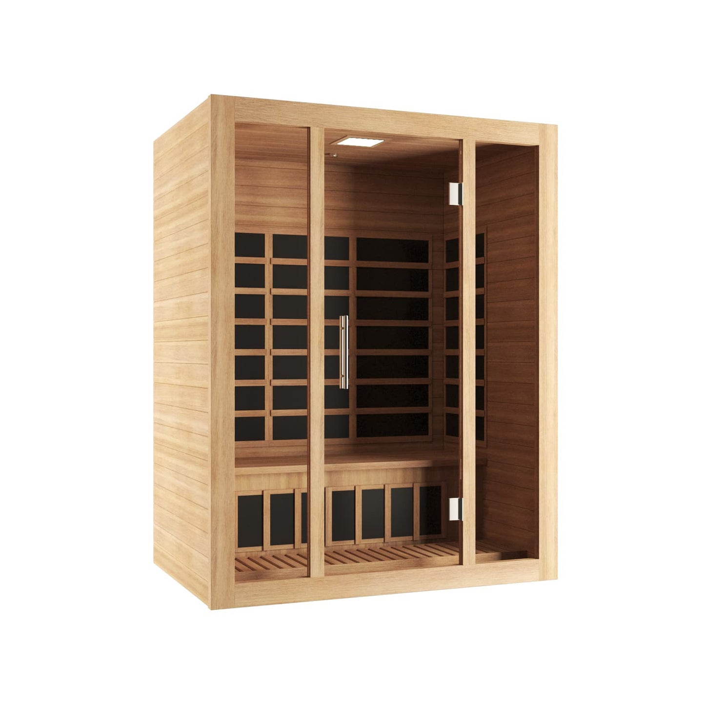 3 Person Far-Infrared Sauna with Chromotherapy - Easy Setup