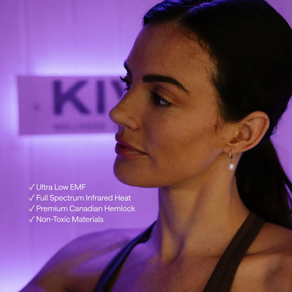 ‍Kiva Radiance™ Pro 2 Person Full Spectrum Infrared Sauna – Smart WiFi Control