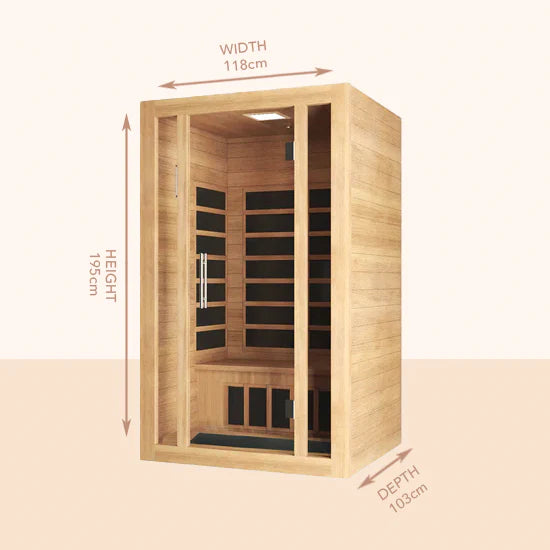 Rise Far-Infrared Sauna 2 Person