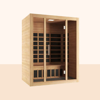 3 Person Far-Infrared Sauna with Chromotherapy - Easy Setup