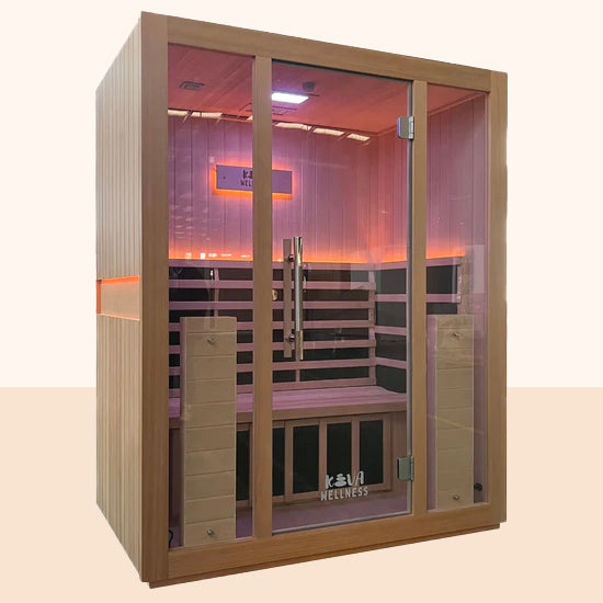 Radiance 3-Person Full Spectrum Sauna | Home Saunas – Kiva Wellness (NZ)